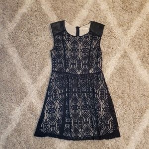 Francesca's black dress
